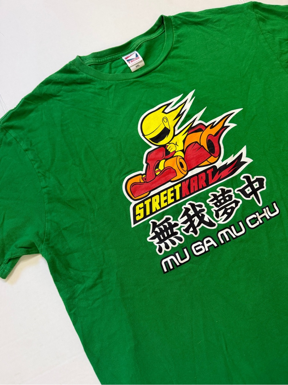 Tokyo Japan Street Kart Graphic Tee Mens Size XXL Truss Green Anime